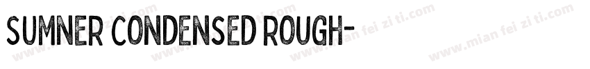 SUMNER Condensed Rough字体转换